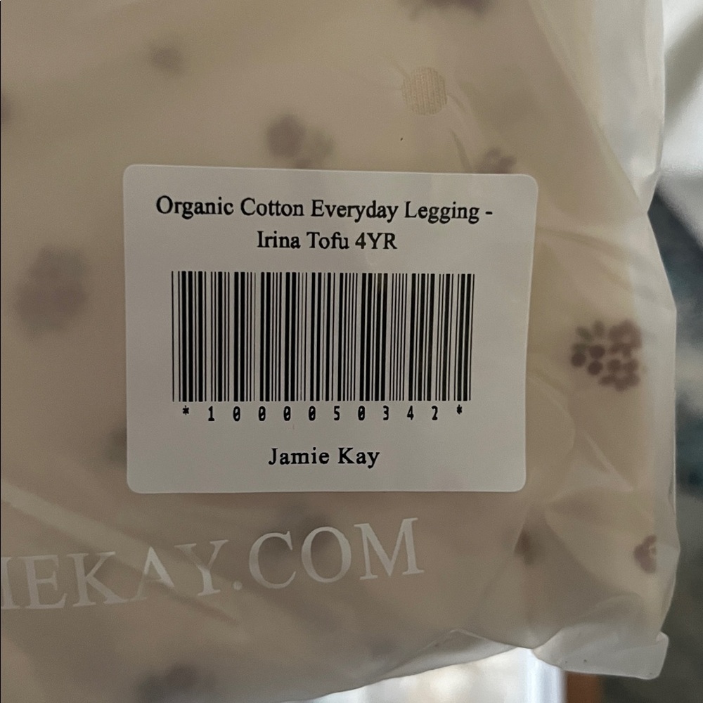 NWT Jamie Kay Organic Cotton Everyday Leggings Irina Tofu - Picture 2 of 2